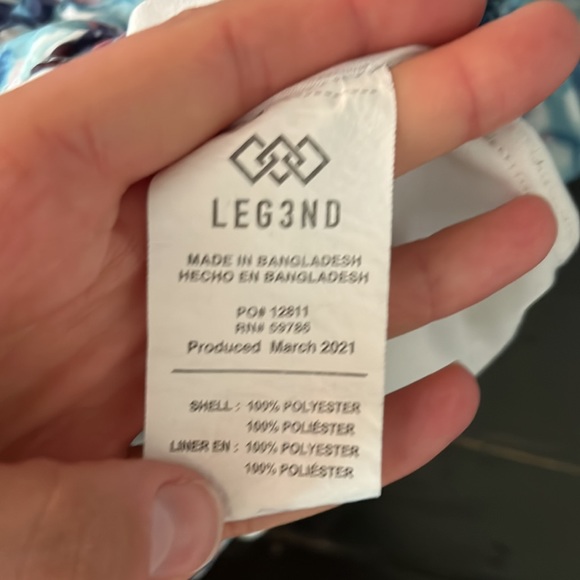 Legend Tropical Look Work Out Shorts - Picture 8 of 8